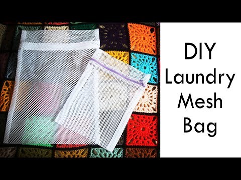 DIY Laundry Mesh Bags Tutorial