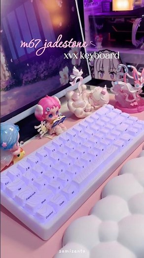 XVX M67 Jadestone mechanical keyboard #mechanicalkeyboard #pcsetup #gamingpc #typingasmr