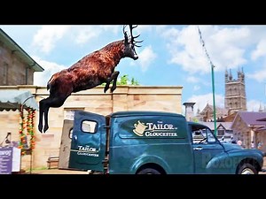 El atraco al mercado de agricultores | Peter Rabbit: Conejo En Fuga | Clip en Españo
