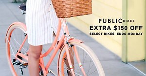 72K views · 270 reactions | Summer Sale: Extra $150 off lowest online price till Monday. We ship bikes direct to your door. Featured in Vogue & Vanity Fair. | PUBLIC Bikes | Facebook