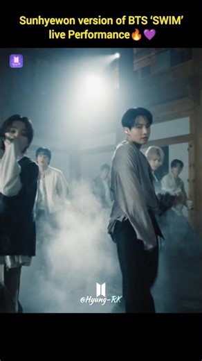 BTS ‘SWIM’ live Performance🔥💜 #v #jk #rm #jin #jimin #jhope #suga #shorts #bts