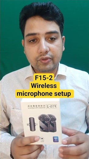 F15- 2 wireless microphone setup settings । How to connect mak wireless mic ।