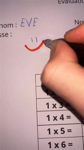 Eve correction ASMR evaluation — school reaction
