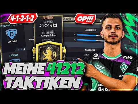 FIFA 22:🔥MEINE ENGE RAUTE (41212) TAKTIKEN & ANWEISUNGEN - OP DIESES JAHR!