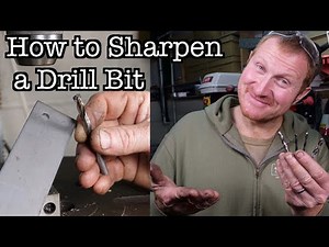 How to Sharpen a Drill Bit