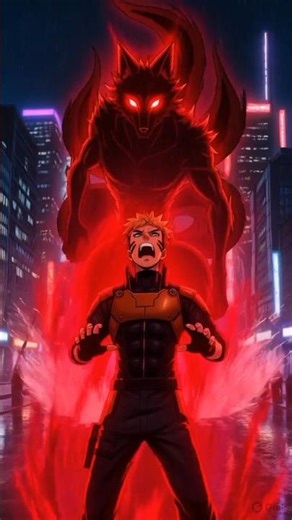 Nine tails loss control naruto #anime #naruto #shorts