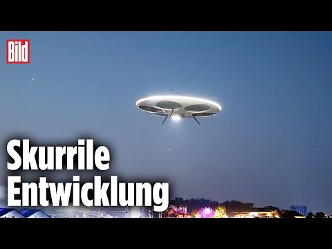 OST-CHINA: Fliegende Untertasse begeistert Touristen