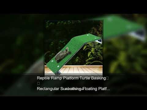 Reptile Ramp Platform Turtle Basking Rectangular Sunbathing Floating Platform Simulation Natura