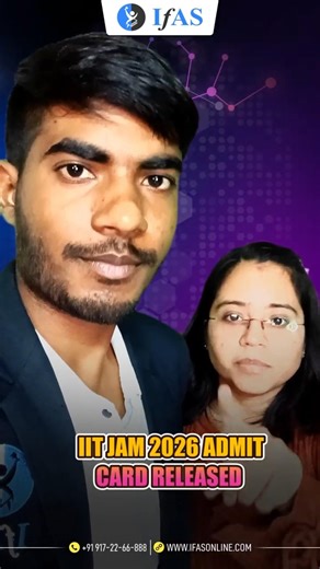 IIT JAM 2026 Admit Card Out