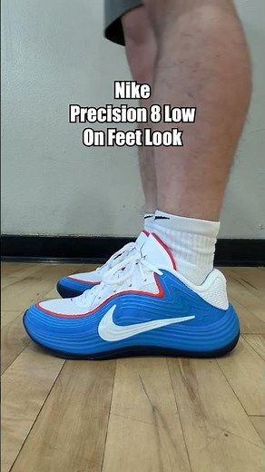 Nike Precision 8 Low On Feet Look #nike #nikebasketball