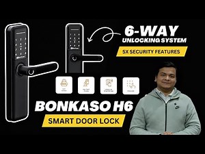 BonKaso Smart Door Lock | Best Smart Lock with Bluetooth and App Control in 2024