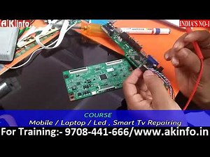 Tcon board & scalar PCB in Lcd /Led TVs & how to work t con board & what is different between each