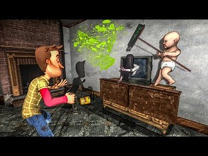 MY BABY SET A TRAP TO CAPTURE THE RING IN GARRY'S MOD! (GMOD)