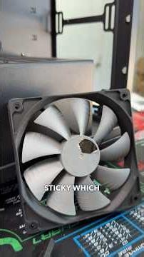 Sticky PC Fan! #repair #pc #pcbuild #gamingpc #pcrepair #techtips