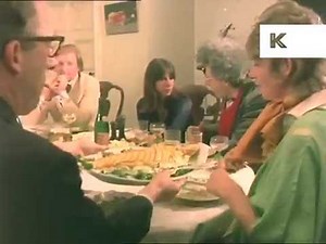 Late 1960s, Early 1970s Dinner Party, Greedy Guests, Messy Eater