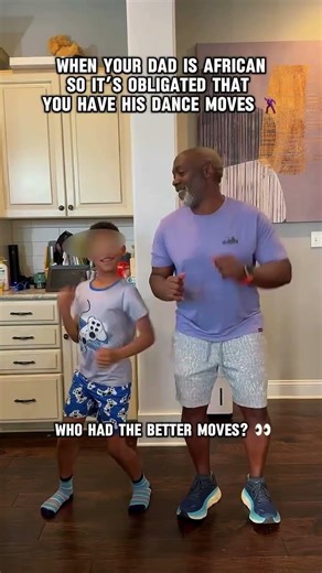 When Your Dad is African, So He's Obligated to Dance