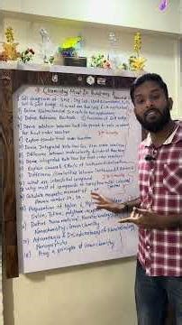 Chemistry most important questions Part 1 || Class 12 Maharashtra board Exam 2026. #reels