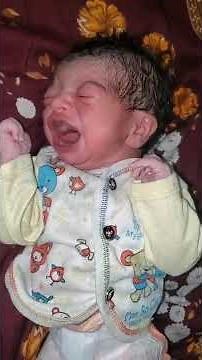 Adorable Newborn Baby Crying Nonstop – So Cute & Heart Touching Moments