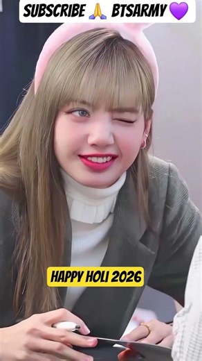 Happy 😊 holi #blackpink #lisa