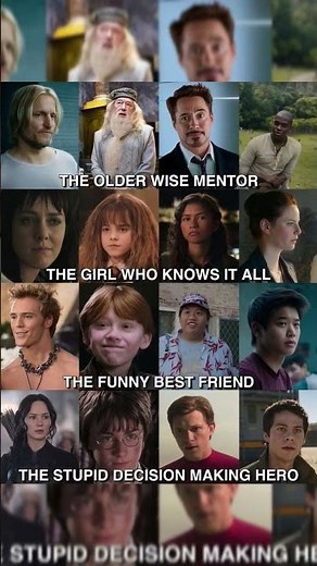 Every Movie Has These 4 Character Types 😂 | Harry Potter, Marvel, Hunger Games & More #Shorts