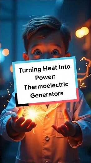 Turning Heat Into Power: Thermoelectric Generators