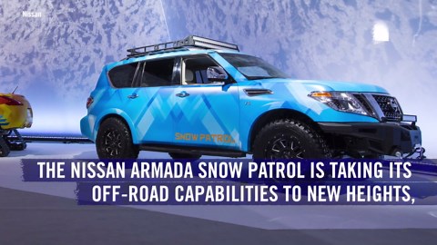 Nissan Armada Tackles Snow with Upgraded Off-Road Features