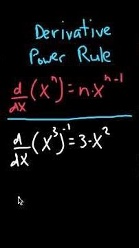 Derivative Power Rule Example X Cubed #calc1