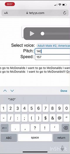 How to make the Kidaroo Voice on Microsoft Sam TTS Generator