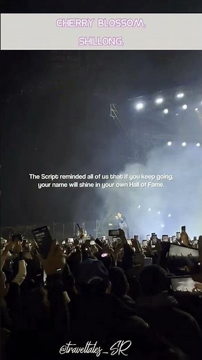 The Script hall of fame live in shillong | Shillong cherry blossom 2025 | |‪@TheScript‬