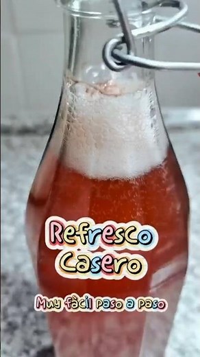 Refresco casero muy fácil en pocos pasos.#fermentacion #refrescocasero #bebidasnaturales