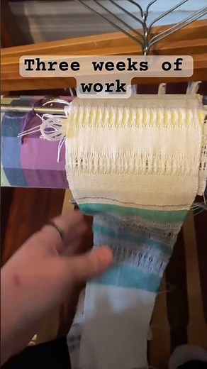 Weave With Me | Undressing The Loom of Hand Manipulated Lace #weavingdreams #weaving #wovenlace