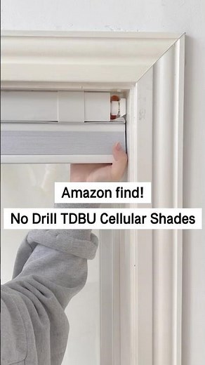 🛠️ No-Drill TDBU Cellular Shades