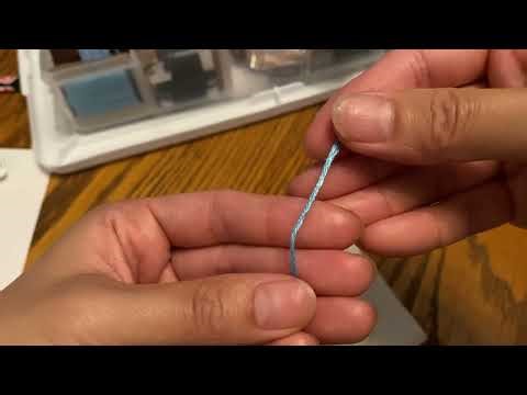 Preparing Thread for Cross-stitch