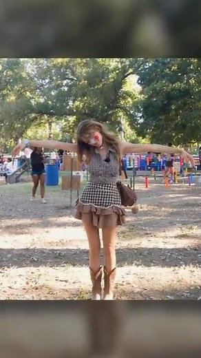 Becoming a Scarecrow at the Fall Festival 🎃