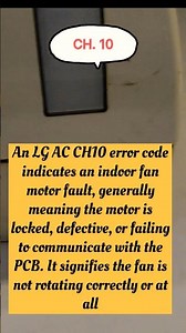 Lg ac indoor fault code CH. 10☃️LG Ac☃️ LG Indoor unit fault #ch10 #Ac #LgAc #Indoorunit