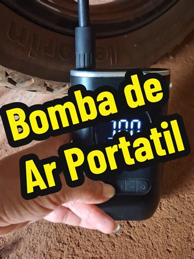 Bomba de Ar Portatil Digital #mini #compressor #utilidades