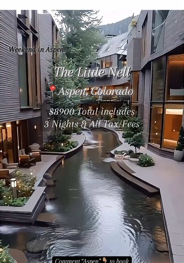 The Little Nell in Aspen Colorado. Urban elegance at the mountain's base. This 5 star 5 diamond Luxury hotel in Aspen is where to stay #tiktokgorisingstarsl2 #luxurytravels #luxuryhotel #aspen #fyptravel