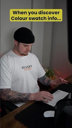 When you discover the colour swatch info feature in Adobe Illustrator