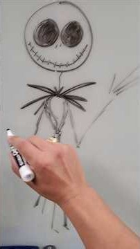 Drawing Jack Skellington 💀