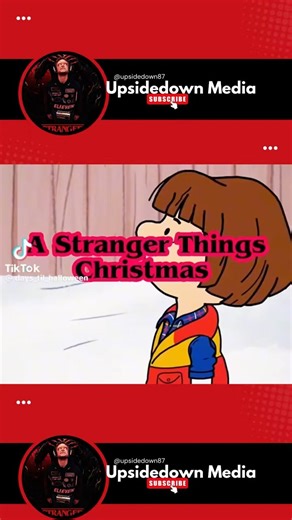 Stranger Things Peanuts Christmas 🎄 #shorts