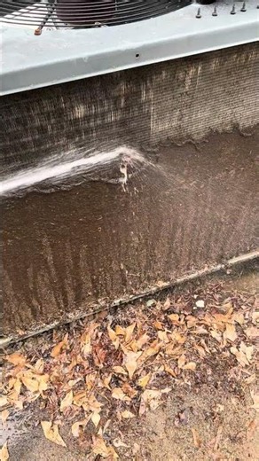 Coil Cleaning on a GoodMan package unit ￼