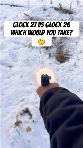 GLOCK 27 vs GLOCK 26💥 #2astrong #airsoft #viralvideos #explore #feed #edc #shorts #fyp