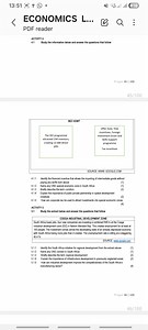 Activity 41 Study the information below and answer the questi... | Filo