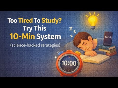 How to Study While Tired (Using Science-Backed Strategies)