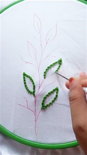 beautiful design 👌 ❤️ #embroidery #design #crochet #handmade #sewing #beautiful #tutorial #art