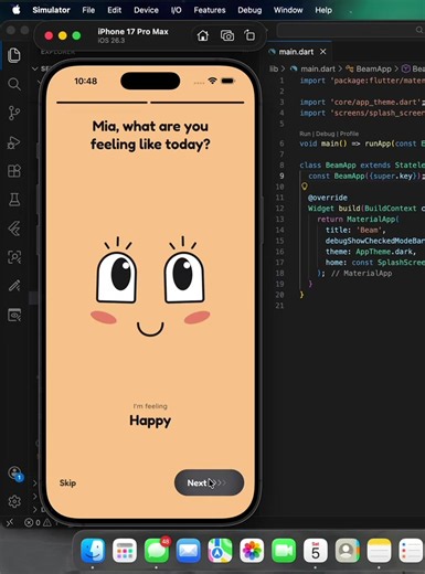 Why Does This UI Feel So Relaxing? 😌 #flutter #coding #programming