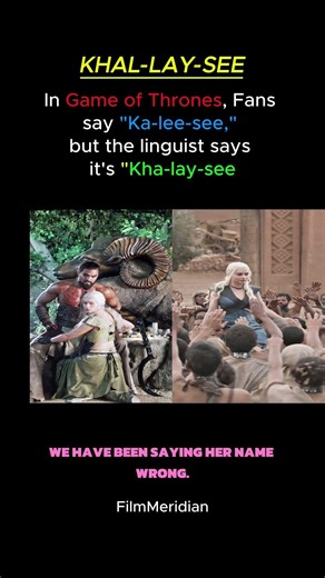 You’ve Been Saying Khaleesi WRONG! 😱 #GameOfThrones #Shorts