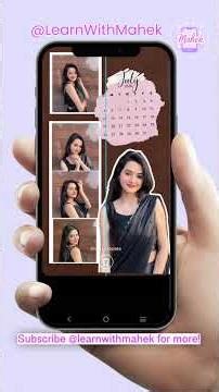 Happy Birthday Instagram Story 🤎✨ | Calendar Aesthetic Collage | Learn With Mahek