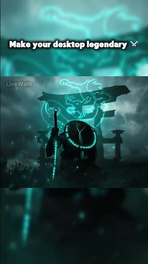Turn Your Desktop Into a Samurai Shrine ⚔️ 4K Live Wallpaper #shorts