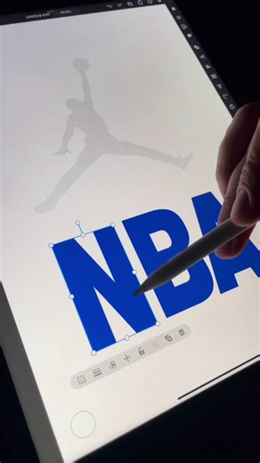 NBA Logo Redesign🏀❤️💙🤍by zacdynes